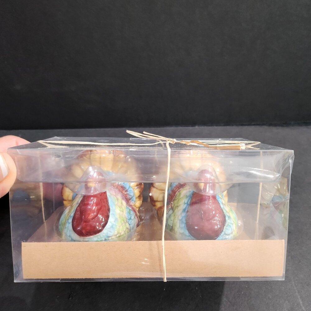 C&F Enterprises Set of Two Turkey Salt and Pepper Shakers New in Box